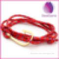 China supplier hot selling anchor rope bracelet anchor bracelet nautical rope